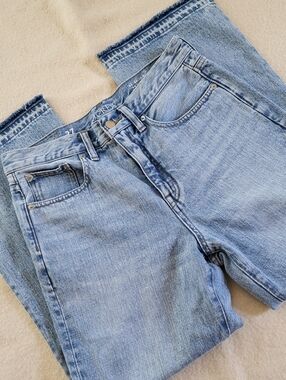 J Crew Jeans '84 Kick Out Women's Size 27 Light Blue Wide Leg Cotton